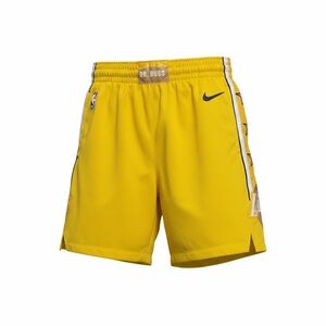 Nike Los Angeles Lakers City Edition Dr. Buss Mens L Basketball Shorts NBA